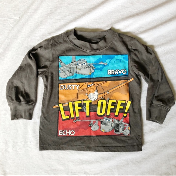 Disney Other - Disney Planes long sleeve boys tee